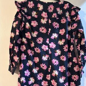 Ladies flower long sleeved dress.